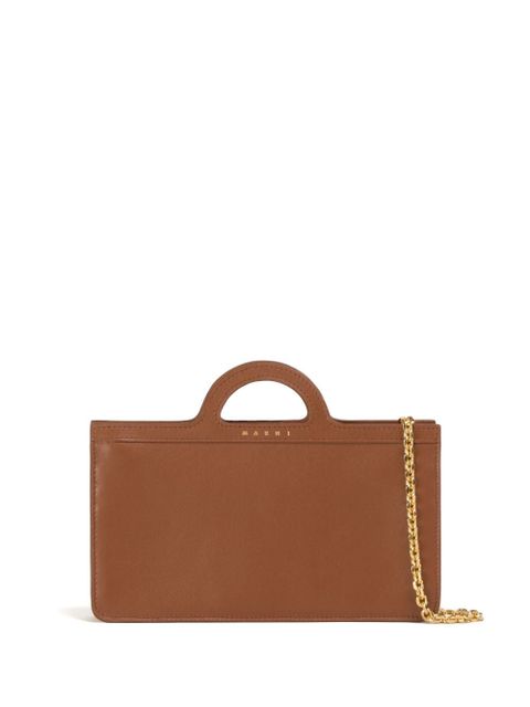 Marni Tropicalia leather wallet-on-chain - Brown - zdjęcie produktu nr 1