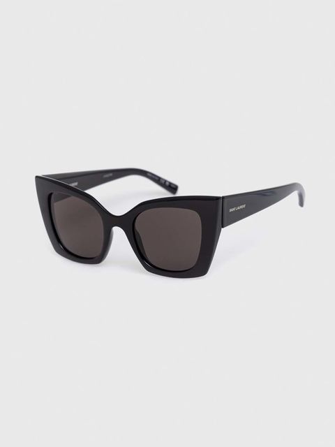 Saint Laurent okulary przeciwsłoneczne damskie kolor czarny