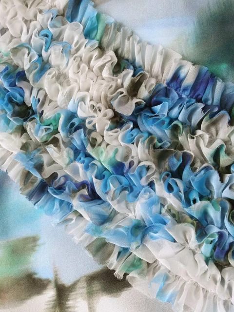 ZIMMERMANN Alchemy floral-print ruffled mini dress - White - zdjęcie produktu nr 2