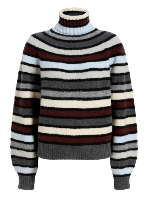 Proenza Schouler Danea striped roll-neck sweater - Neutrals - zdjęcie produktu nr 1