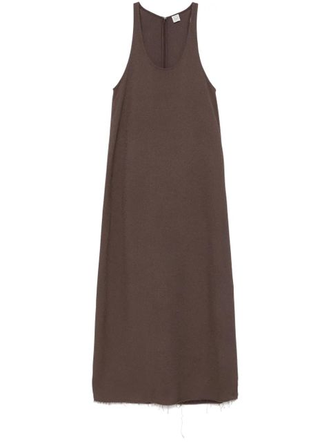 TOTEME scoop-neck maxi dress - Brown
