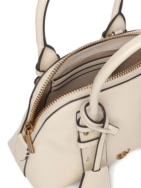 PINKO small Escape leather tote bag - Neutrals