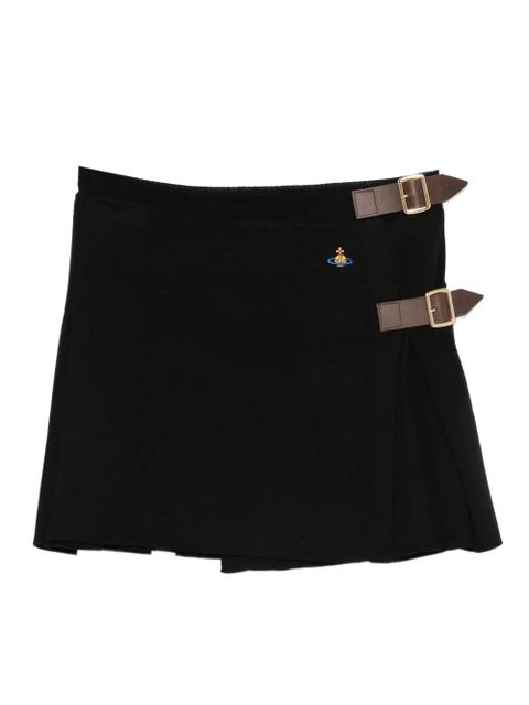 Vivienne Westwood belted pleated mini skirt - Black - zdjęcie produktu nr 1