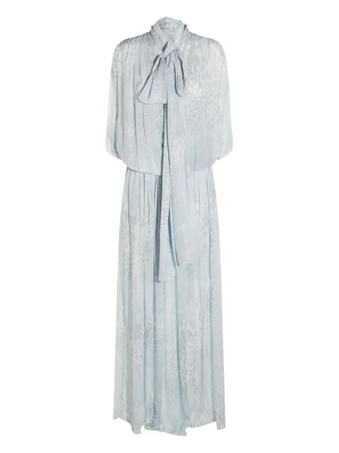 Blumarine printed chiffon dress - Blue - zdjęcie produktu nr 1