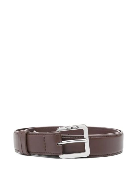 The Attico logo buckle belt - Brown - zdjęcie produktu nr 1