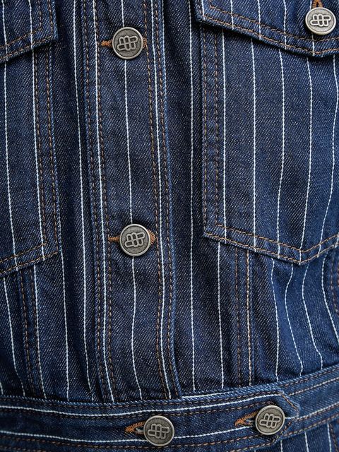 MUNTHE kurtka jeansowa LINDY kolor granatowy przejściowa 253154425316