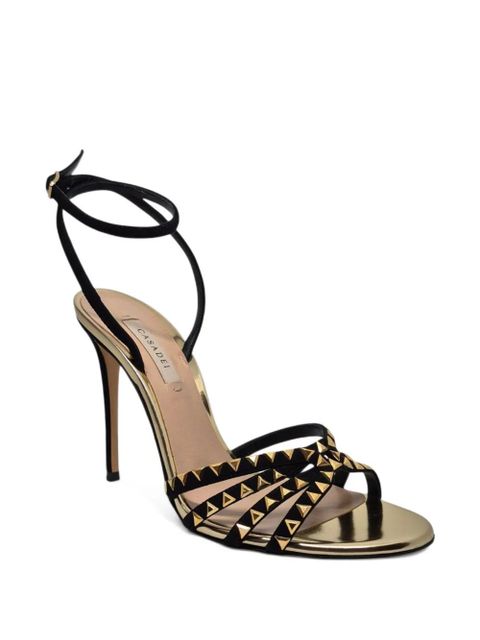 Casadei studded strappy sandals - Black