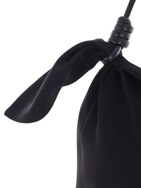 LOEWE knot-detailing midi dress - Black - zdjęcie produktu nr 2