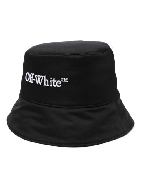 Off-White Bookish logo-embroidered hat - Black - zdjęcie produktu nr 1