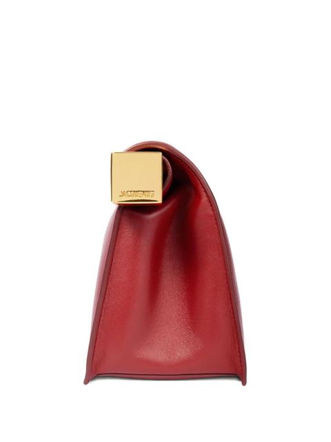Jacquemus The Rond Carré clutch bag - Red