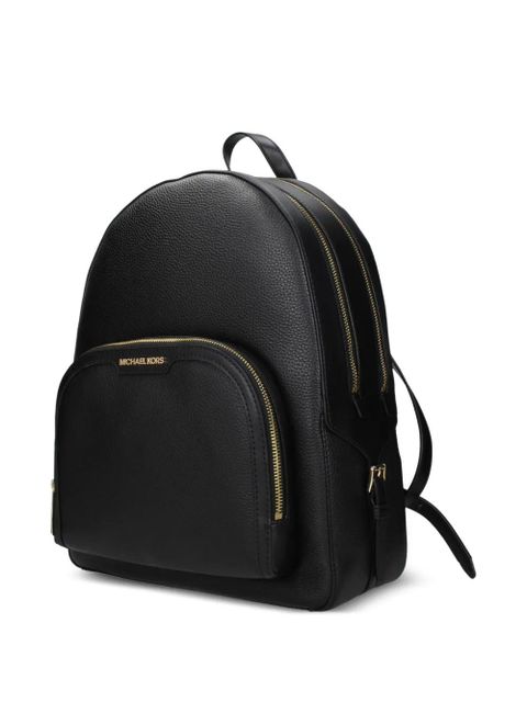 Michael Kors large Jaycee pebbled-leather backpack - Black