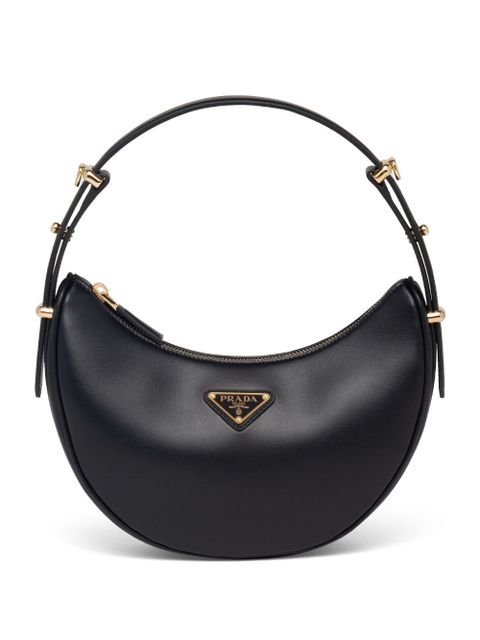 Prada Arqué leather shoulder bag - Black - zdjęcie produktu nr 1