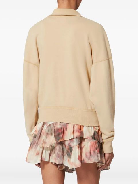 MARANT ÉTOILE Ross zip sweatshirt - Neutrals