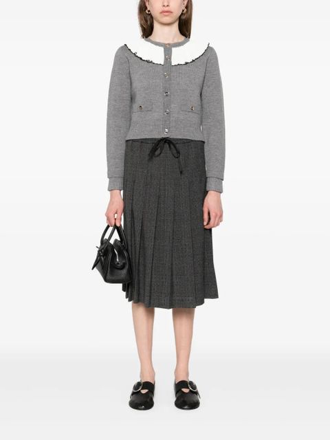 SANDRO pleated midi skirt - Grey - zdjęcie produktu nr 2