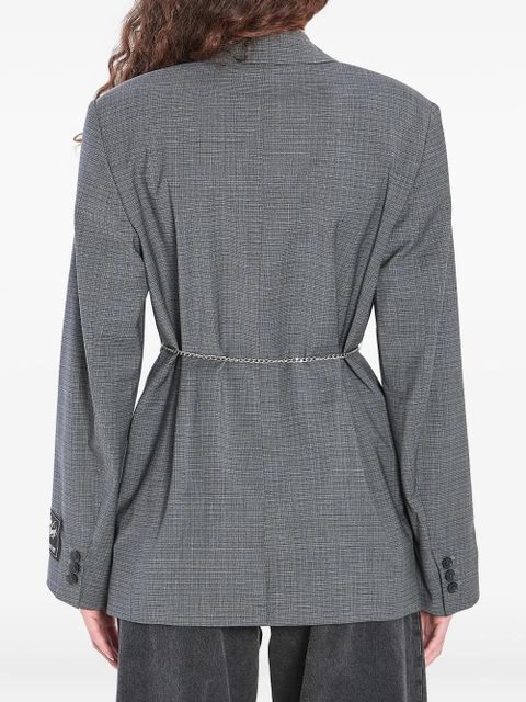 Alexander Wang detachable chain-link blazer - Grey