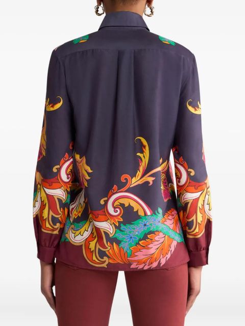 ETRO floral-print shirt - Red