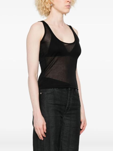 OUR LEGACY scoop-neck tank top - Black