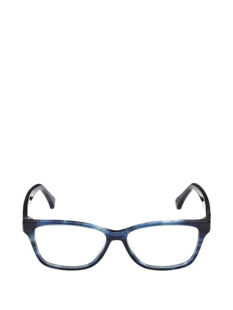 Max Mara Eyewear rectangle-frame glasses - Blue - zdjęcie produktu nr 1