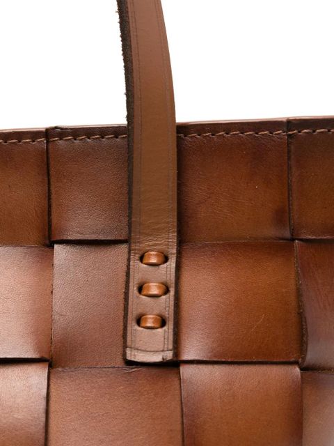 DRAGON DIFFUSION mini Japan tote bag - Brown