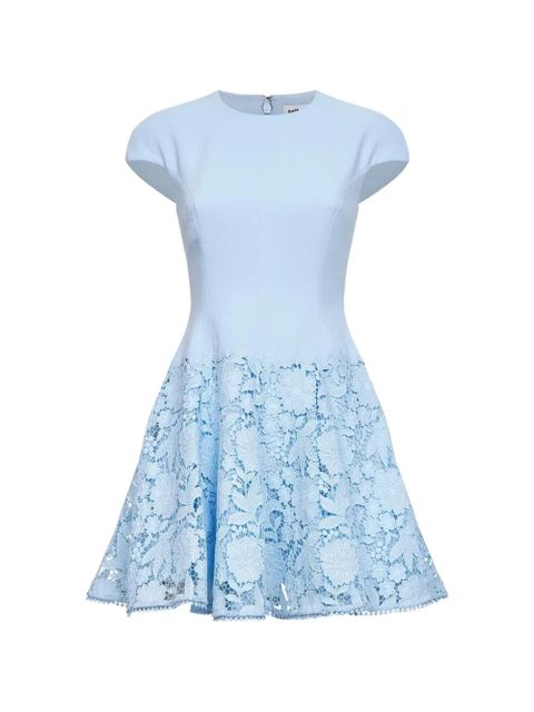 Self-Portrait macramé lace mini dress - Blue - zdjęcie produktu nr 1