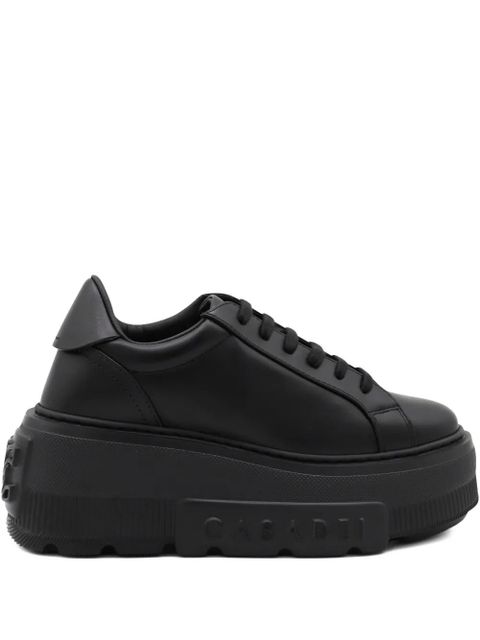 Casadei platform lace-up sneakers - Black - zdjęcie produktu nr 1