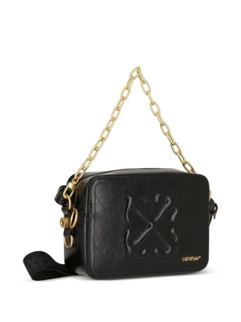 Off-White Arrows embossed shoulder bag - Black