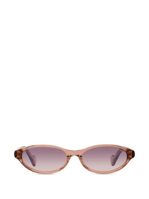 Moncler Eyewear oval-frame sunglasses - Neutrals - zdjęcie produktu nr 1