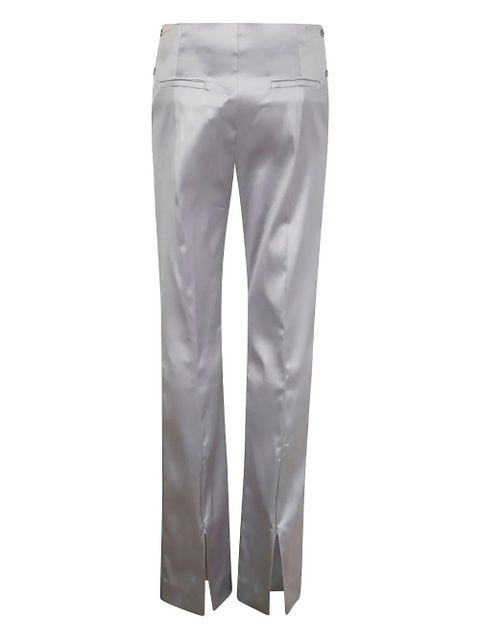 Sportmax satin-finish tailored trousers - Neutrals