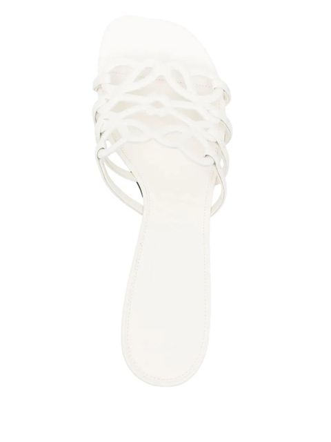LOEWE 50mm Petal Anagram mules - White