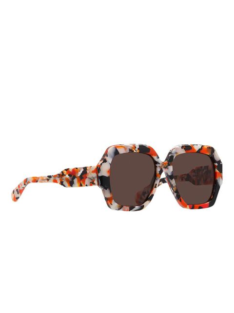 Chloé Eyewear square-frame tortoiseshell sunglasses - Neutrals - zdjęcie produktu nr 2