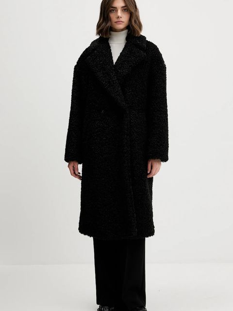 HUGO płaszcz kolor czarny 50547610 - zdjęcie produktu nr 1