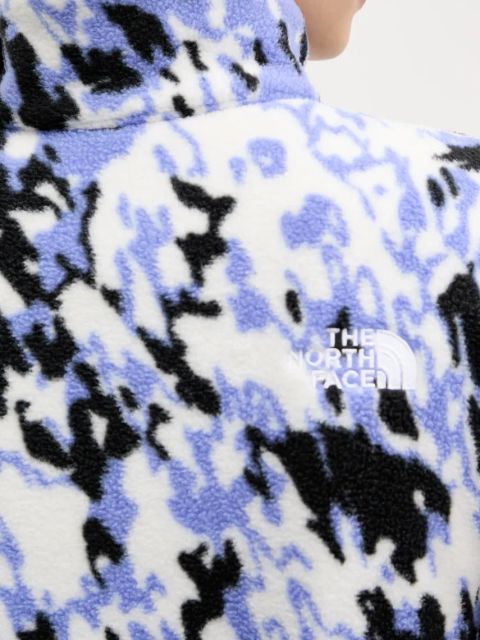 The North Face bluza TNF Fleeski damska kolor fioletowy wzorzysta NF0A88Z365N1
