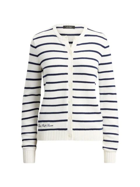 Lauren Ralph Lauren striped cardigan - White - zdjęcie produktu nr 1