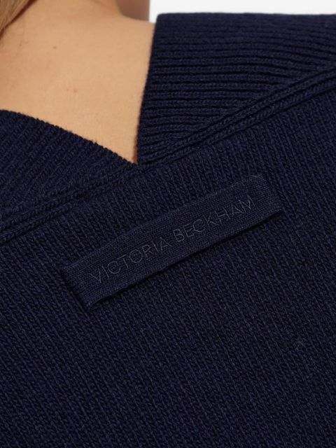 Victoria Beckham cashmere-blend jumper - Blue