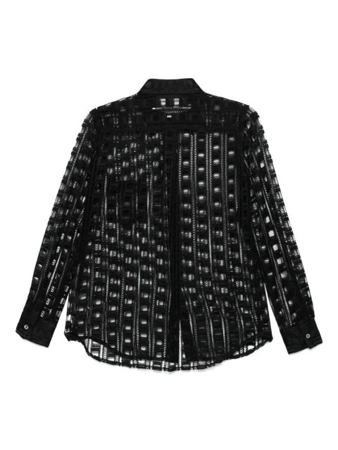 Comme Des Garçons embroidered shirt - Black - zdjęcie produktu nr 2