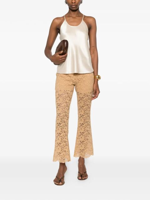 TWINSET floral-lace trousers - Neutrals - zdjęcie produktu nr 2