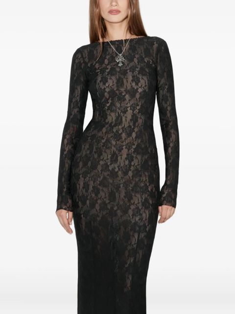 MISBHV Lace flower maxi Dress - Black - zdjęcie produktu nr 1