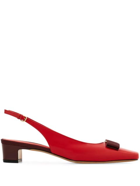 Ferragamo 30mm Vara pumps - Red - zdjęcie produktu nr 1