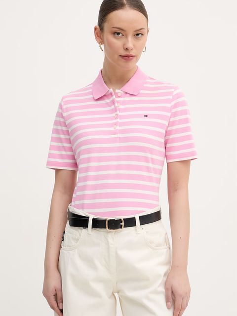 Tommy Hilfiger polo damskie z bawełną - zdjęcie produktu nr 1