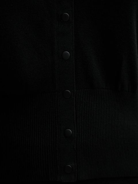 Calvin Klein kardigan damski kolor czarny lekki LV044D317G