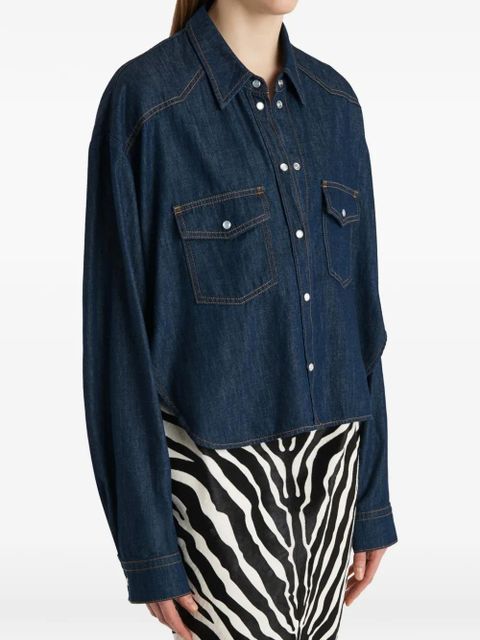 KHAITE Grenon shirt - Blue