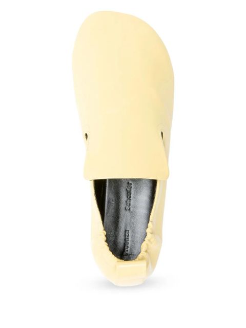Proenza Schouler glove ruched loafers - Yellow