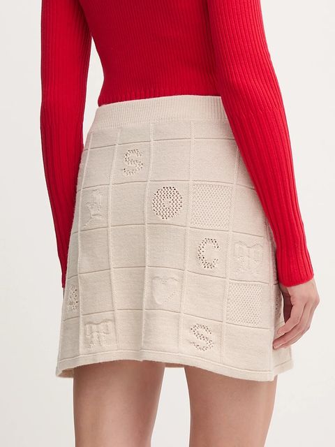 Twinset spódnica z wełną