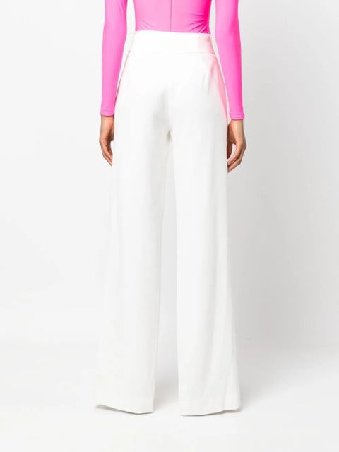 Simkhai split-cuff high-waist trousers - White