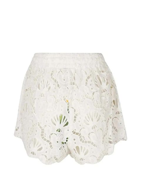 FARM Rio embroidered scalloped shorts - White - zdjęcie produktu nr 2