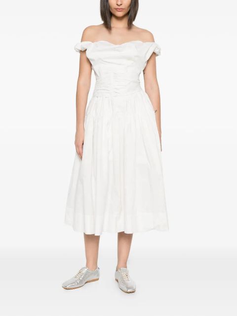 Vivienne Westwood Sunday corset floral-print gown - White - zdjęcie produktu nr 2