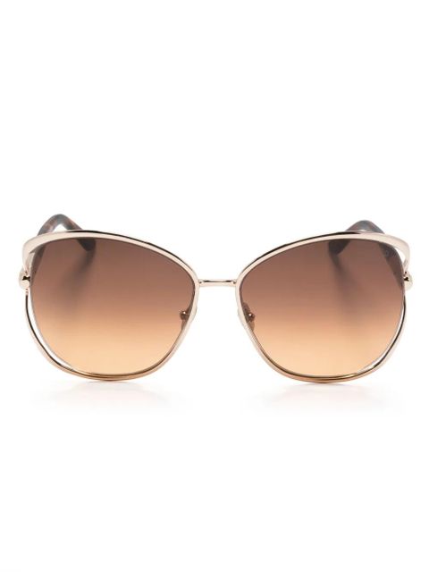 TOM FORD Eyewear Marta sunglasses - Brown - zdjęcie produktu nr 1
