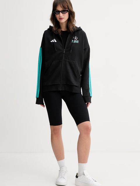 adidas bluza z kapturem damska z bawełną x Mercedes - zdjęcie produktu nr 1