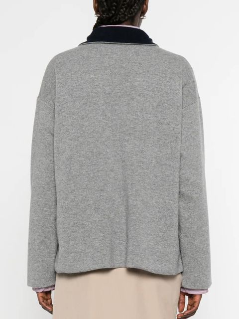 Miu Miu half-zip sweater - Grey