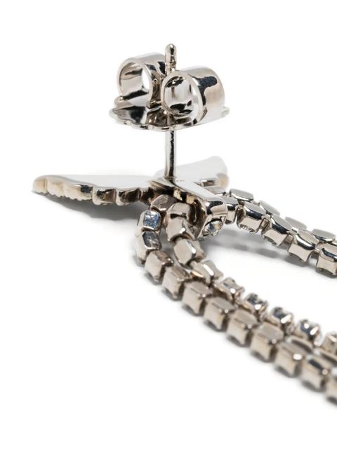 Zadig&Voltaire crystal-embellished drop earrings - Silver